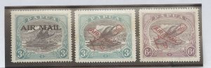 Papua New Guinea #C1/C2/C3 Unused Single