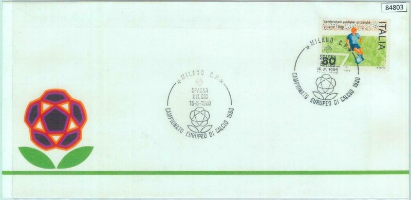 84803 - ITALY - SPECIAL POSTMARK: European Football Championship 1980