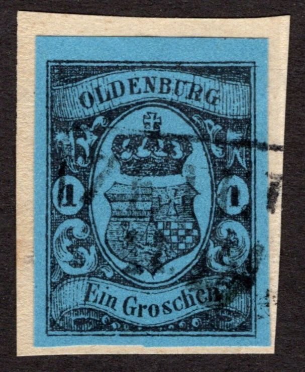 1859, Oldenburg 1gr, Used Forgery, Sc 6