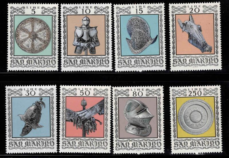 San Marino Scott 832-839 MNH** 19 Armour set