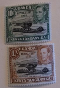 Kenya Uganda and Tanganyika  MNH 98-9 Royal Visit Cat $1.55