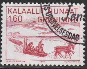 Greenland, #112 Used From 1980-87