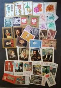 POLAND Vintage Stamp Lot Collection Used  CTO T5853