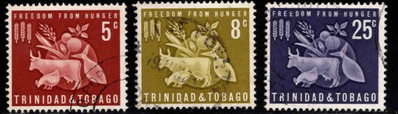 Trinidad & Tobago Scott 110-112  Freedom From Hunger set Used