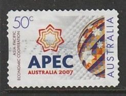 2007 Australia - Sc 2724 - used VF - 1 single - Asia-Pacific Econ Forum