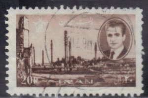 IRAN SC #1384 **USED** 20r 1966-71  SHAH  SEE SCAN
