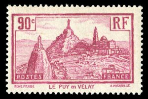 France, 1900-1950 #290 (YT 290) Cat€7, 1933 Le Puy-en-Velay, never hinged