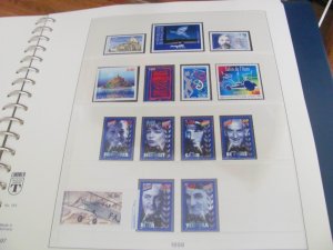 FRANCE MNH 1994-2000 LINDNER ALBUM COMPLETE W/SS &  BOOKLETS (95)