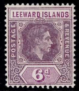 LEEWARD ISLANDS GVI SG109a, 6d deep dull purple & brt purple, LH MINT. Cat £12.