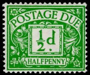 SGD27, ½d emerald, M MINT. Cat £13. 