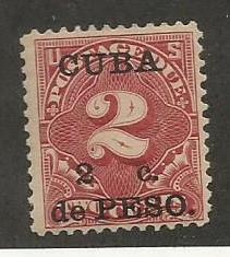 U.S. Cuba Scott #J2 Postage Due Stamp - Mint Single