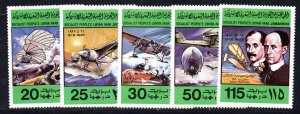 LIBIA 769-73 MH SCV $3.35 BIN $2.55 AIRPLANES