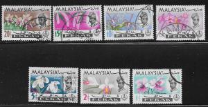 MALAYSIA SC# 139-45 FVF/CTO 1965