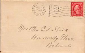 United States Nebraska University Place, Nebr. 1920 American Flag Type A14.