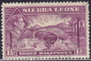 Sierra Leone 175A USED 1941 Rice Harvesting