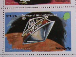 ​STAFFA-SCOTLAND-1974  PROMOTION-CENTENARY OF  WINSTON CHURCHILL MNH EST.$12