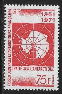 FSAT Scott #45 Map of Antarctica F VF MNH