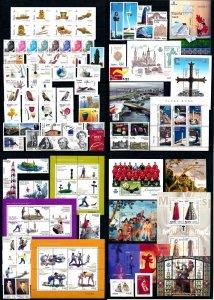 Spain 2008 Complete Year Set incl. souvenir sheets and carnet MNH