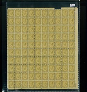 1932 United States Postage Stamp #713 Plate No. 20565 Mint Full Sheet