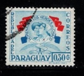 Paraguay - #513 Heroes of Chaco war - Used