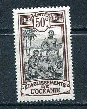 France Colonies French Polynesia 1913-30 key stamp Sc 42 MH 7297