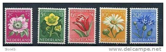 Netherlands 1952 Sc B238-B242 MI 588-592 MLH