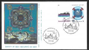 UN Vienna 31-32 Safety at Sea WFUNA Cachet FDC First Day Cover