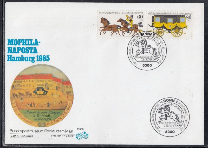 Germany Scott B635a FDC - MOPHILA 85