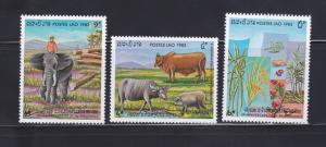 Laos 502-504 Set MNH Various