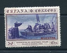 Spain 1930 Columbus Specimen (Muestra) 50c Sc 429 MNH  8870