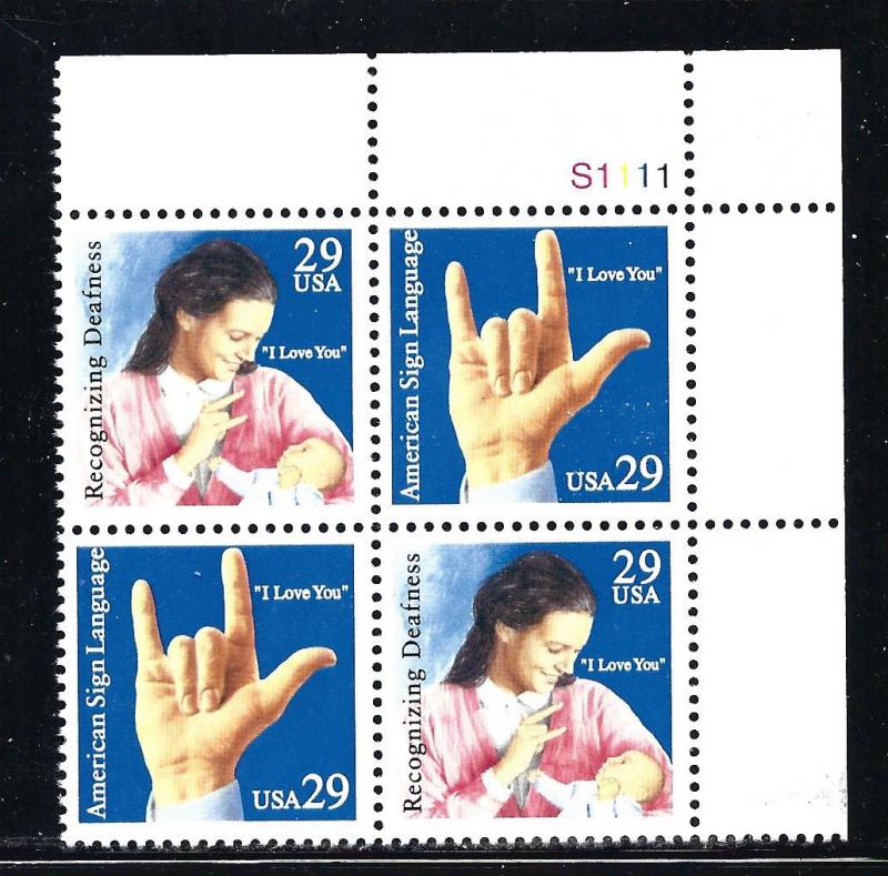 SCOTT # 2783A, TR, PLATE # BLOCK of FOUR, nice, MINT NH, SHIP $1.00