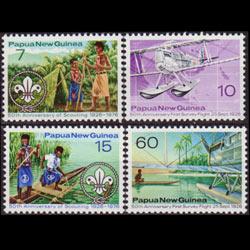 PAPUA NEW GUINEA 1976 - Scott# 437-40 Events Set of 4 NH