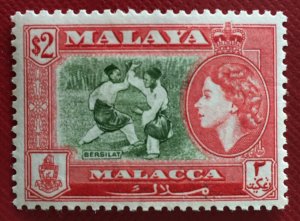 MALAYA 1957 MALACCA QEII $2 MH SG#48 M4858