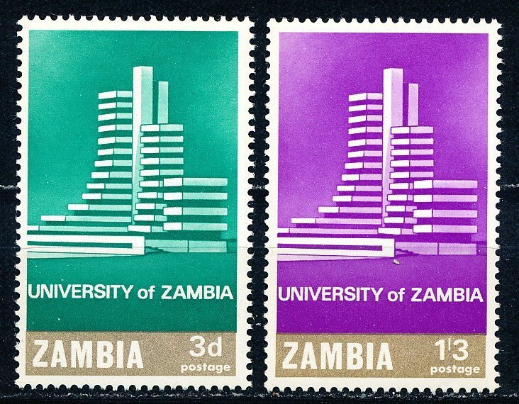 Zambia #28-29  Set of 2 MNH