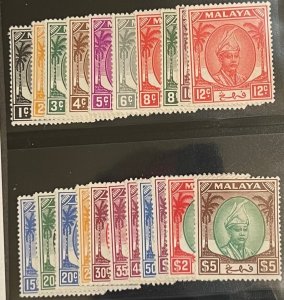 Malaya-Pahang, 1950, 50-70, MNH