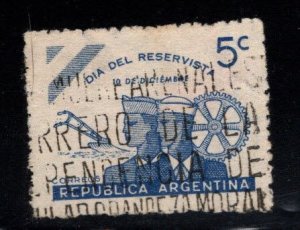 Argentina Scott 522 Used reservist stamp