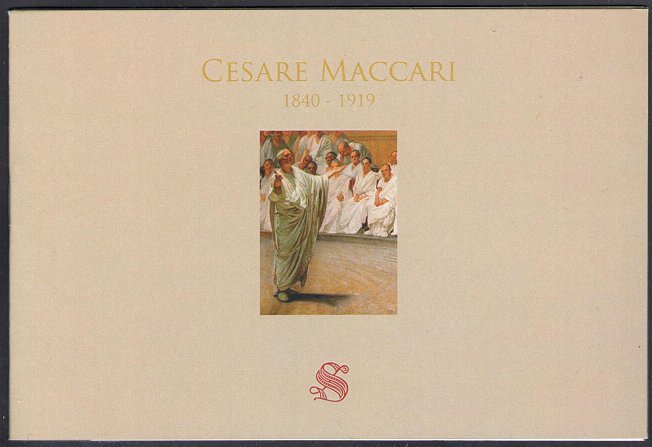 2019 ITALY, Cesare Maccari booklet, 30,000 MNH edition **