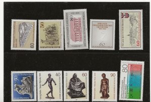 Germany Berlin 1981-83 eight sets (10 stamps) ,  see description  MNH