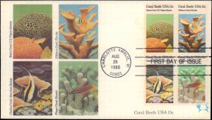 United States, U.S. Virgin Islands, First Day Cover, Marine Life