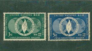 UNITED NATIONS 13-14 BIN $0.75