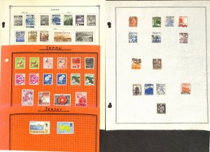 Japan Stamp Collection on 14 Scott International Pages, 1896-1940 (CZ)