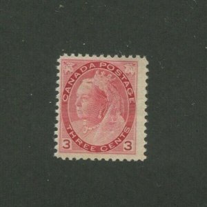 1898 Canada Postage Stamp #78 Mint Never Hinged F/VF Creased