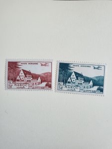 Stamps French Morocco Scott CB #29-30 h