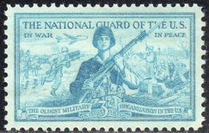 United States 1017 - Mint-NH - 3c National Guard (1953)