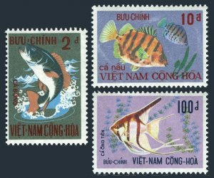 Viet Nam South 402-404,MNH.Michel 480-482. Fish 1971.