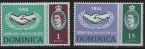 DOMINICA  187-8 VF MNH