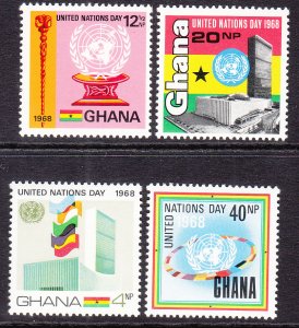 Ghana 344-347 United Nations MNH VF