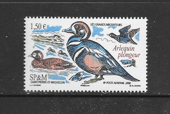 BIRDS -ST PIERRE & MIQUELON #C83  MNH