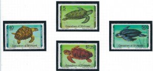 Grenada Grenadines 157-60 MNH 1978 Turtles (KA)(ad4342)