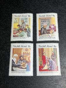 Norfolk Islands Scott 352-55 MNH